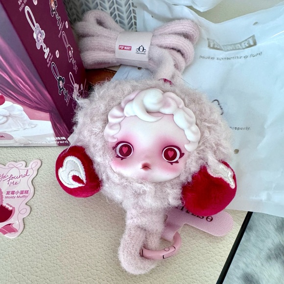 SKULLPANDA You Found Me! Series Phone Lanyard -Moldy Muffin Plush - Picture 3 of 11